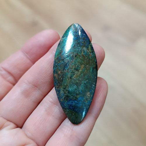 Azurmalachit, ID 4466, 54x23 mm — foto 3