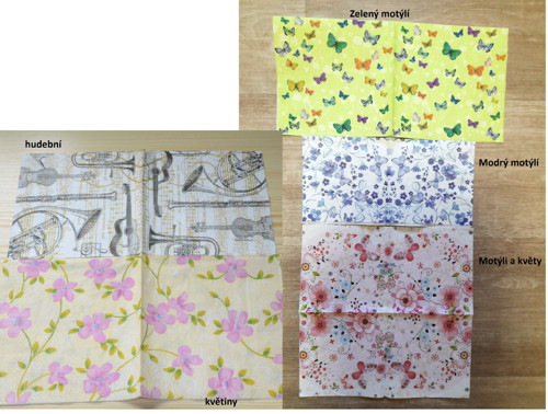 Kartonový šanon zdobený decoupage — foto 5