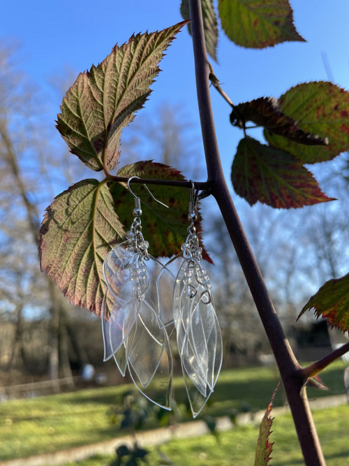 Náušnice z petlahve Déšť — foto 3