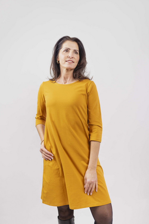 Šaty KOKO Okrová — foto 3