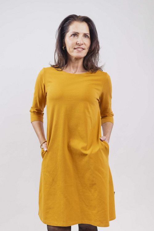 Šaty KOKO Okrová — foto 2