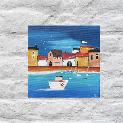 Salty harbor- 20x20cm — foto 3
