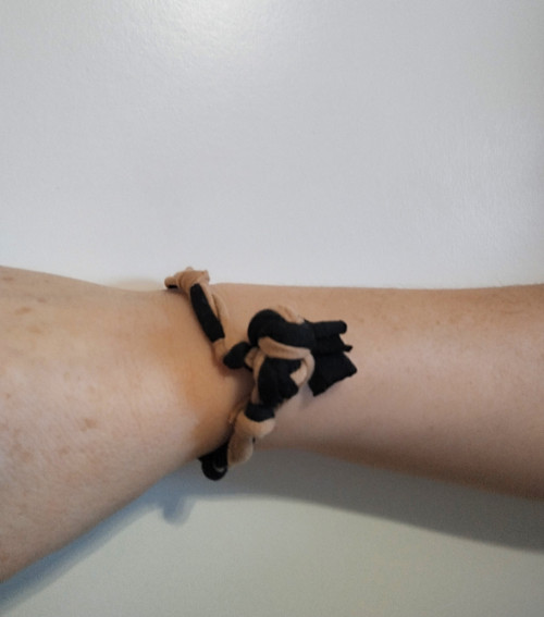 Macramé náhrdelník + náramek Uzlový — foto 3