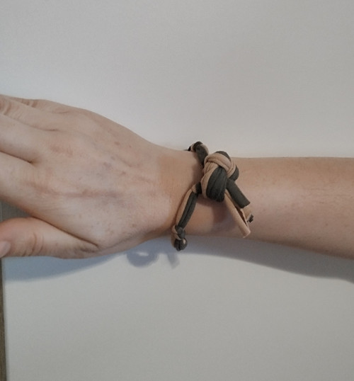 Macramé náhrdelník + náramek Uzlový — foto 3