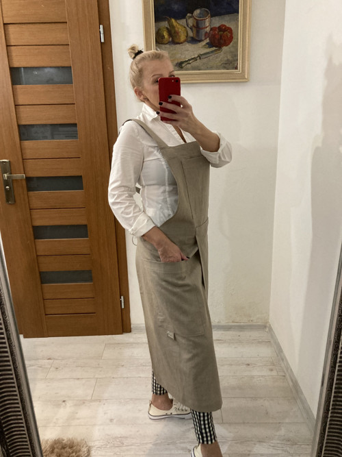 Ľanová zástera SAND — foto 2