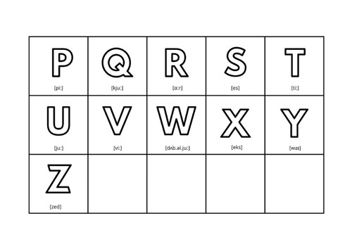 Pexeso english alphabet — foto 2