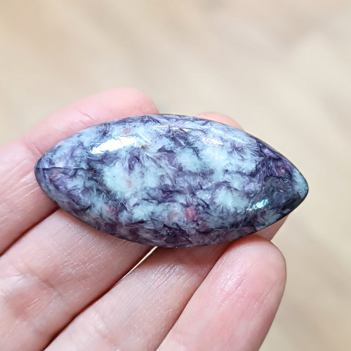Lepidolit, ID 4527, 46x22 mm — foto 3