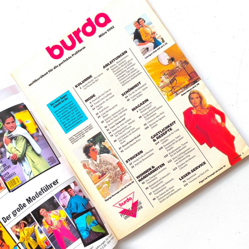 BURDA 3/1992 — foto 2