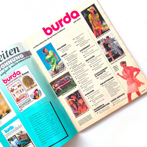 BURDA 7/1992 — foto 2