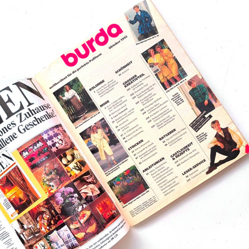 BURDA 10/1992 — foto 2