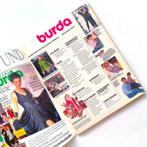 BURDA 11/1992 — foto 2
