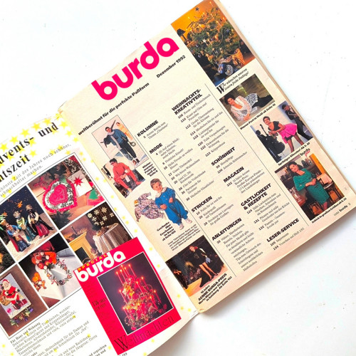 BURDA 12/1992 — foto 2