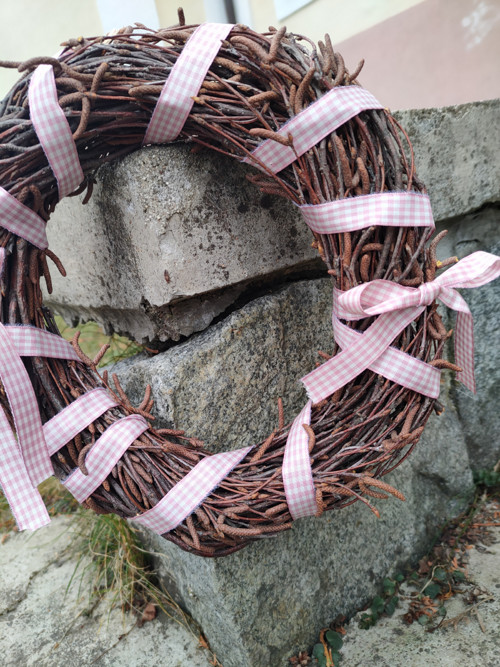 Březový kruh s pentlí — foto 2