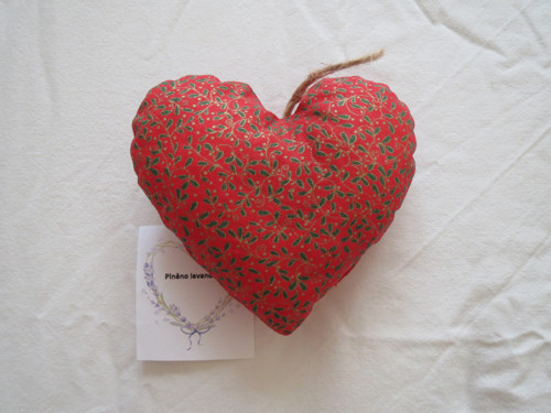 Srdíčko levandulové s knoflíkem 01 — foto 3