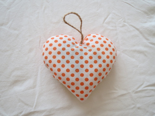 Srdíčko levandulové s knoflíkem 04 — foto 2