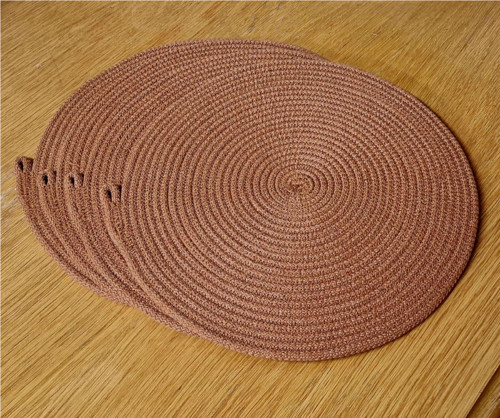 Prostírání kulaté - skořicová — foto 2