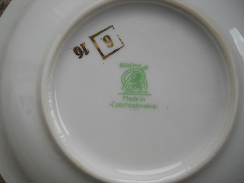 Porcelánové retro misky — foto 3