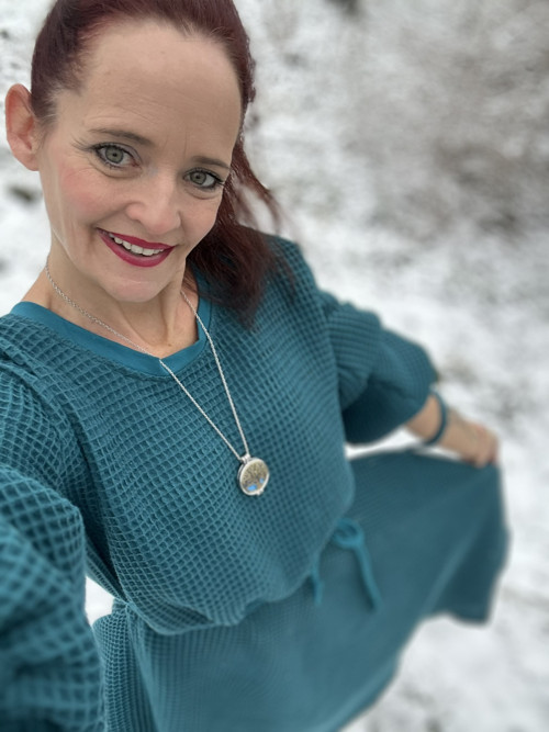 Ronja dress - petrol — foto 6