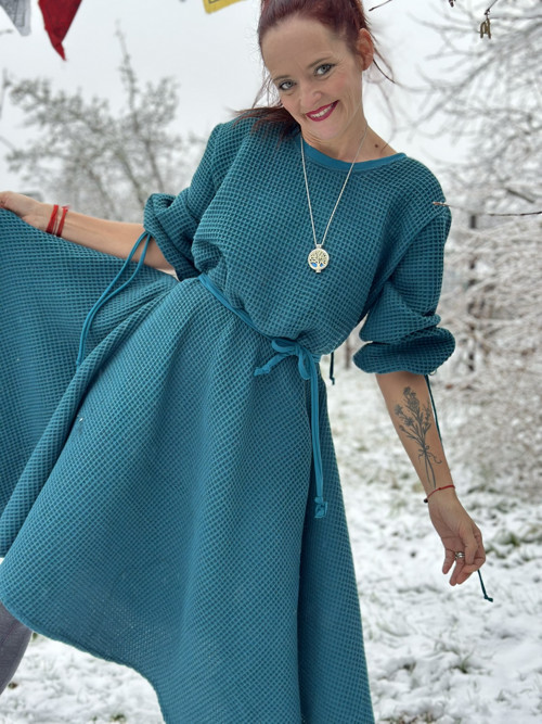 Ronja dress - petrol — foto 2