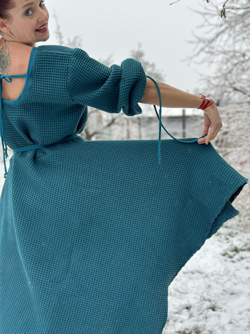 Ronja dress - petrol — foto 4