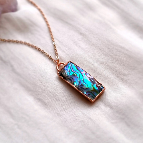 Abalone/Paua perleťová mušle - náhrdelník — foto 4