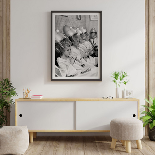 Vintage plakát retro Kadeřnictví — foto 2