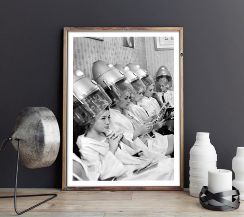 Vintage plakát retro Kadeřnictví — foto 5