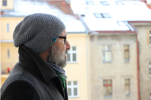 Přízová čepice šedá č. 523 — foto 5