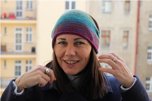 Vlněná čepice duhová č. 530 — foto 5
