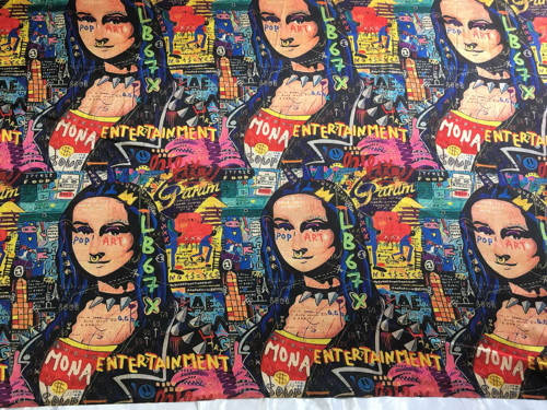 Pop Art Mona Lisa Látka — foto 3