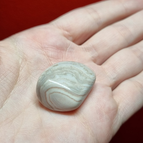 Achát růžový č.2 - 27x22mm — foto 2