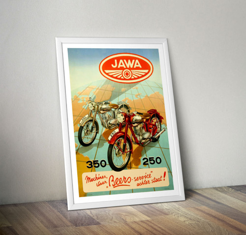 Vintage plakát Jawa 350/250 — foto 5
