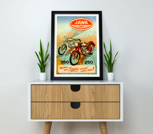Vintage plakát Jawa 350/250 — foto 6