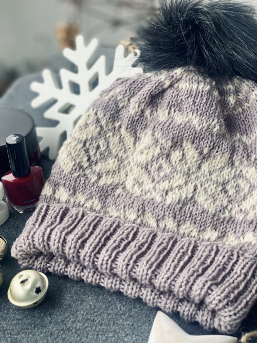 Čapule 100% merino ručně barvené "Padá vločka 2" — foto 5