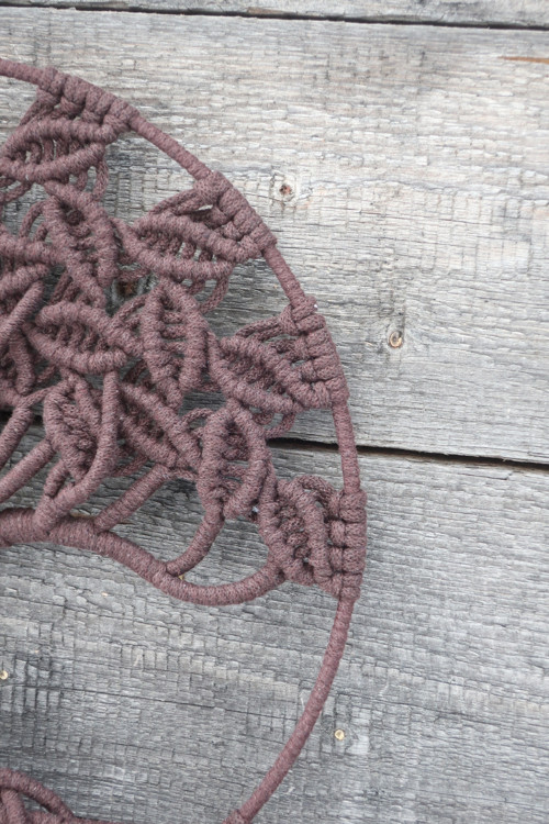 Strom života macramé průměr kruhu 35cm — foto 2