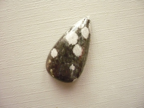 Kabošon - obsidián vločkový 23 mm, č.22f — foto 2