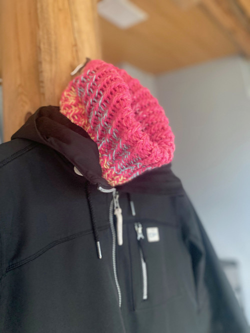 Pletený nákrčník marshmallow — foto 2