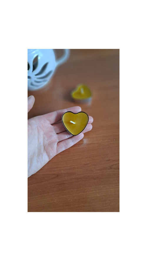 Čajová svíčka srdce — foto 2