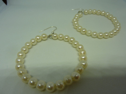 Náušnice-kruhy velké- — foto 2