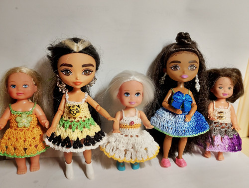 Šaty šatičky pro panenky Rainbow high littles — foto 2