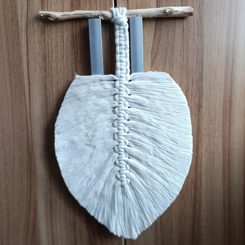 Macramé dekorace list — foto 2