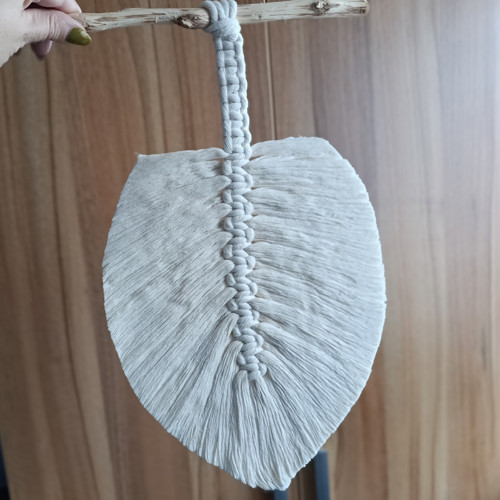 Macramé dekorace list — foto 3