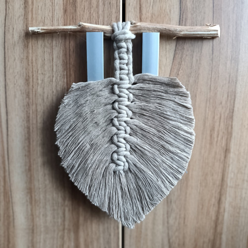 Macramé dekorace list — foto 2