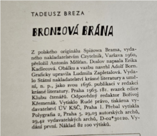 Bronzová brána — foto 3