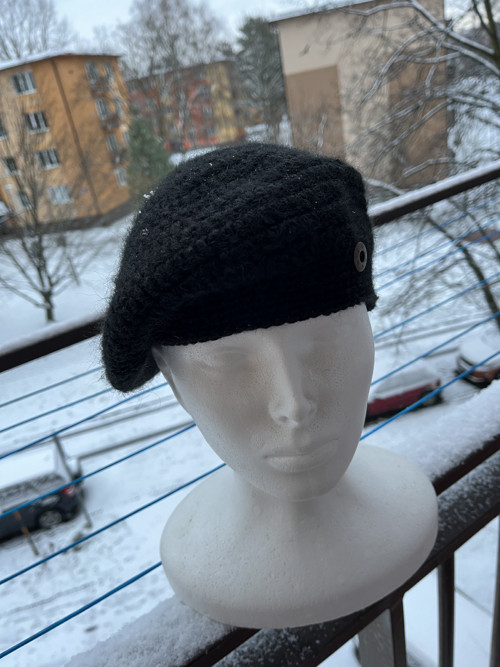 Mohérový baret M — foto 3