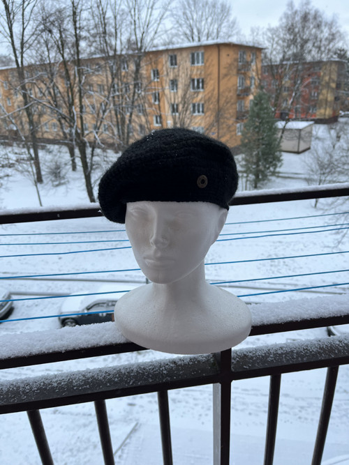 Mohérový baret M — foto 4