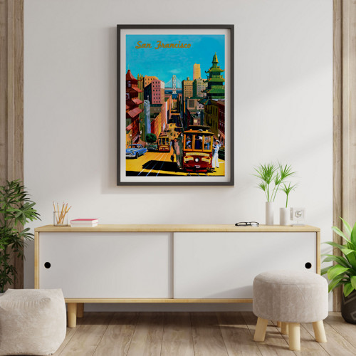 Vintage plakát San Francisco — foto 4