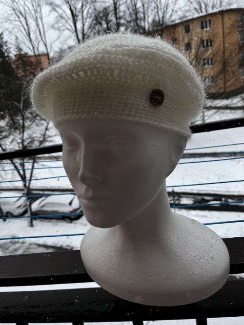 Mohérový baret S — foto 4
