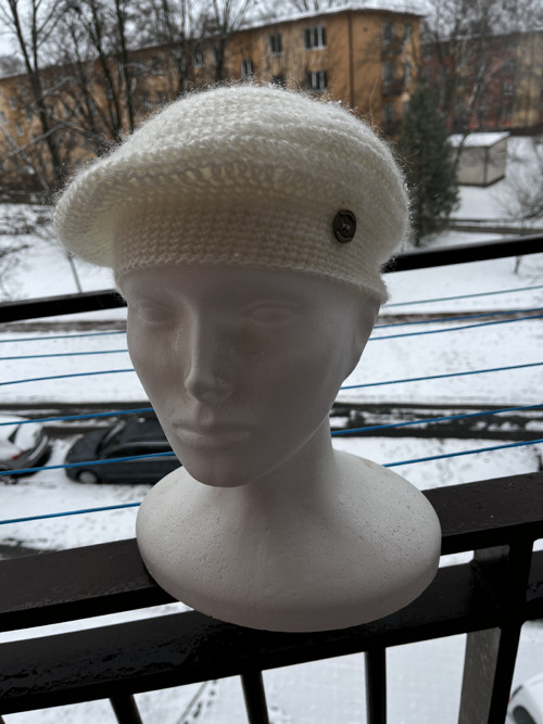Mohérový baret S — foto 3