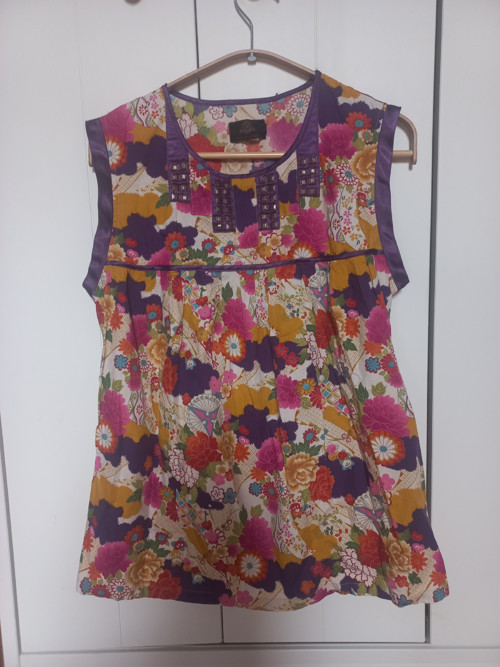 Barevná tunika top — foto 3